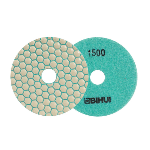 Diamond Polishing Pads 4" Dry or Wet-Tools-BIHUI-1500 Grit-Rep-Tile Tools Canada