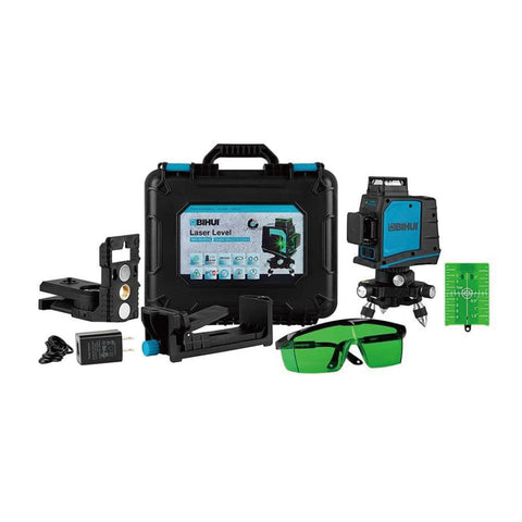 Laser Kit 360degree 3-Plane (Green)-Tools-BIHUI-3X360 Laser Level-Rep-Tile Tools Canada